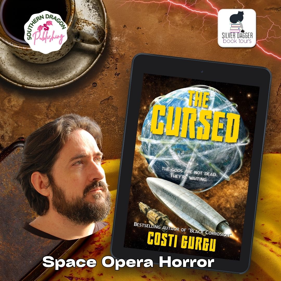 The Cursed by Costi Gurgu - Book Cover and Author Pic